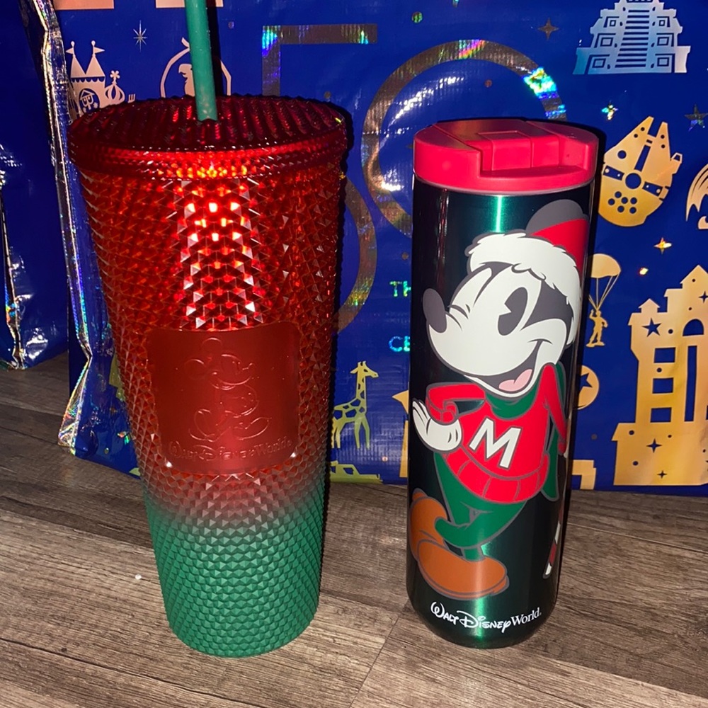 - Disney Christmas Starbucks Tumbler Bundle